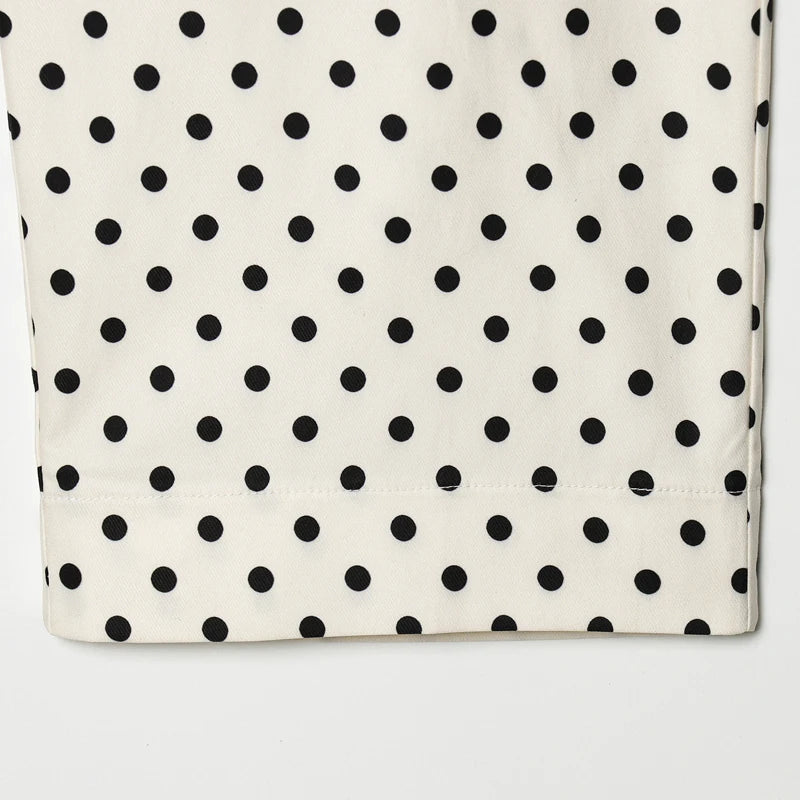 Polka Dot Capri Pants