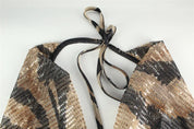 Leopard Deep V Maxi Dress