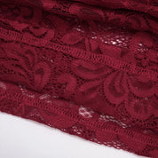 Barely There Lace Panel Skirt Set