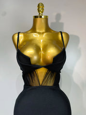 Black Bandage Maxi Dress