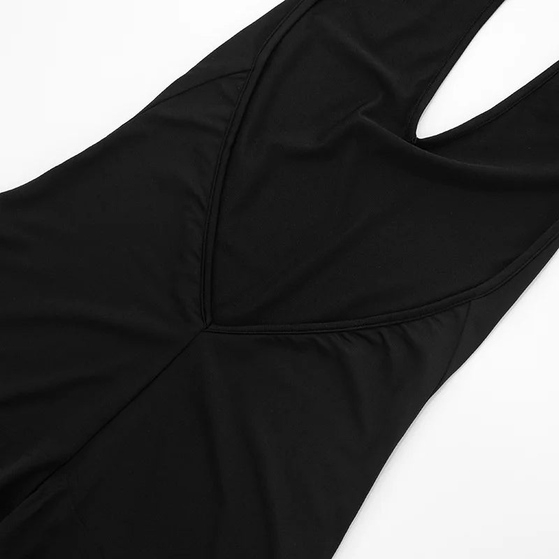 Capri Deep V Halter Jumpsuit