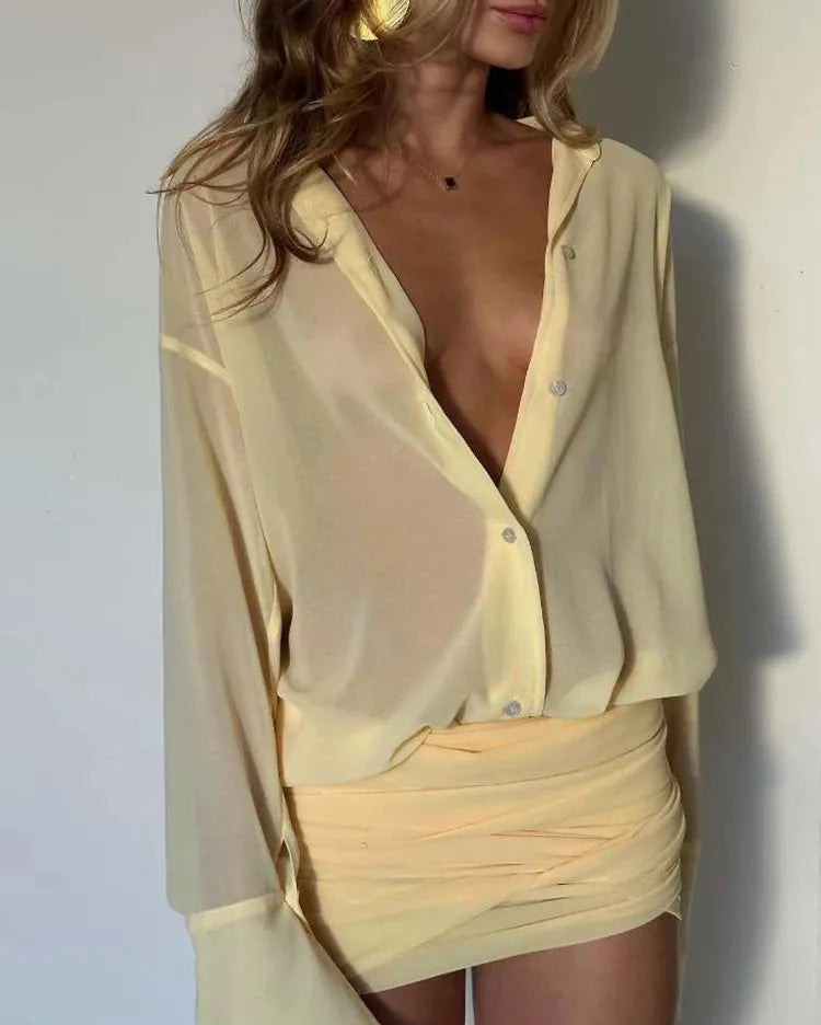 Lemon Drop Mini Dress