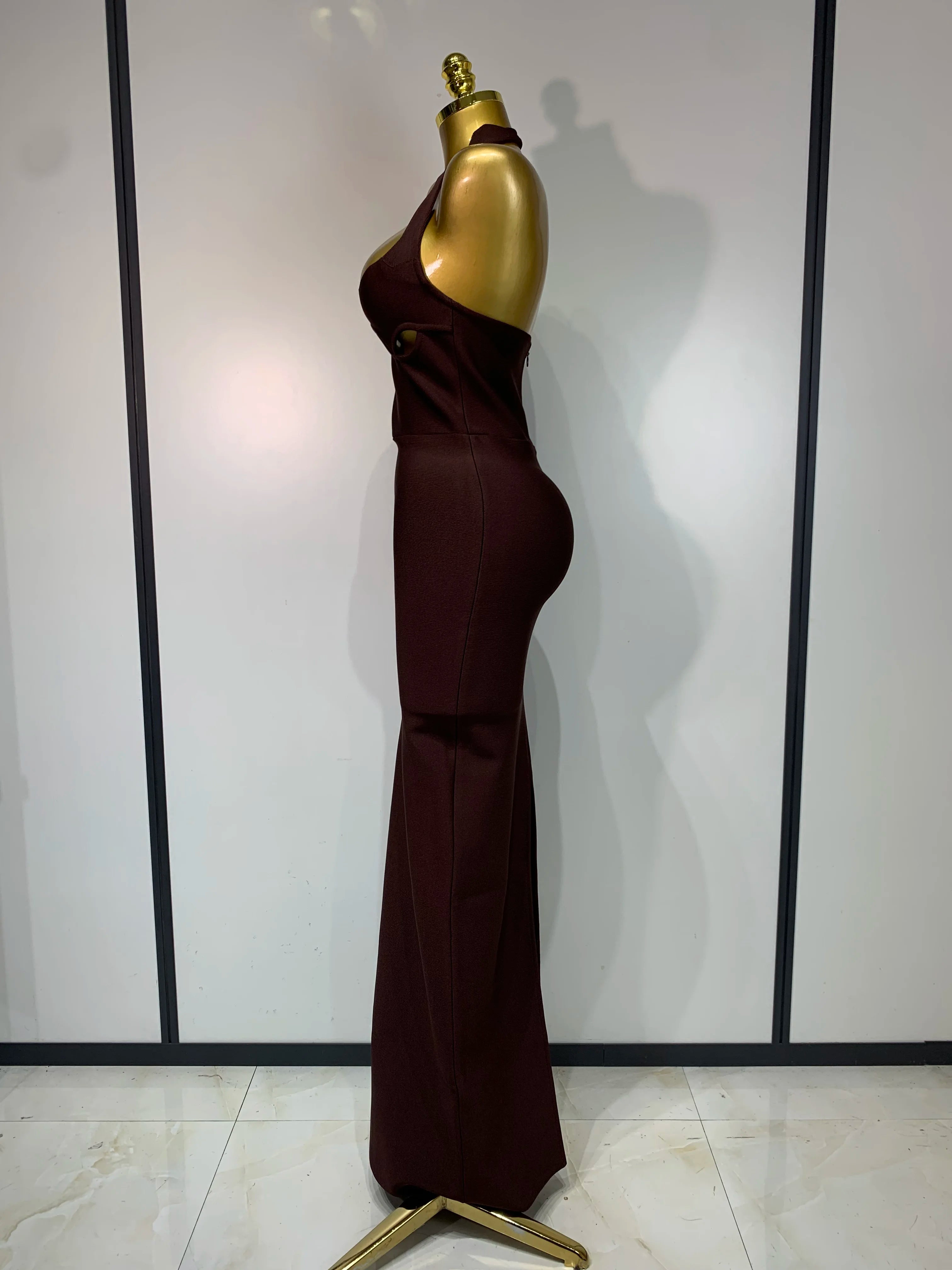 Halter Neck Bandage Dress