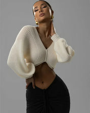 Frappe Knit Crop Sweater