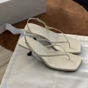 Retro Square Toe Sandals