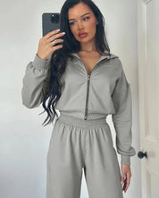 Sporty Tracksuit Set