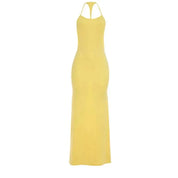 Santorini Backless Maxi Dress