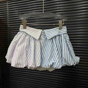 Striped Flare Skirt