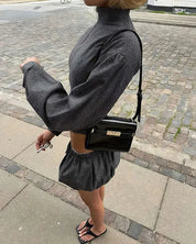 Pinstripe 2 Piece Skirt Set