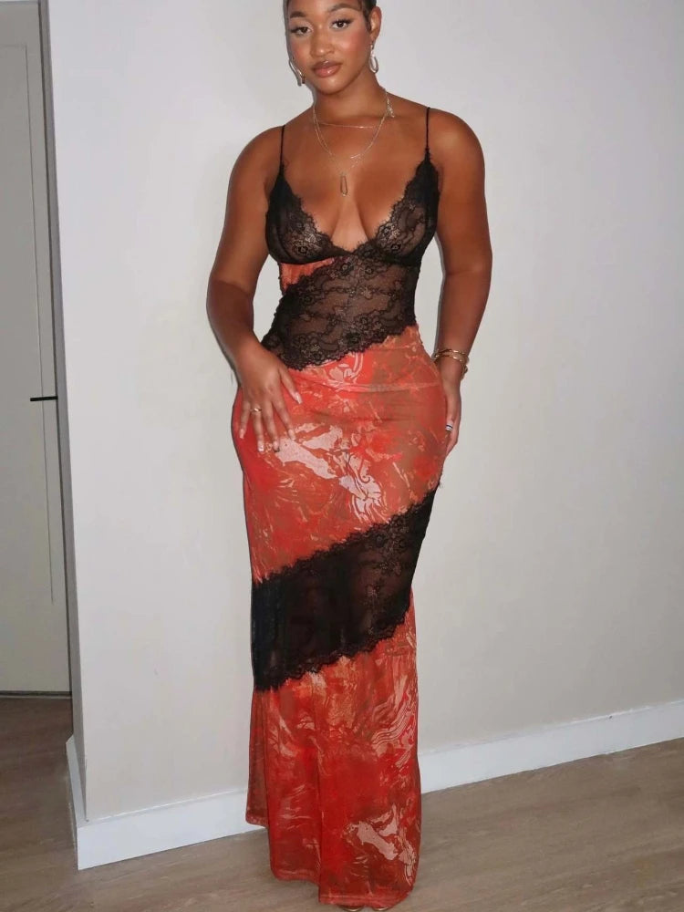 Crete Lace maxi Dress