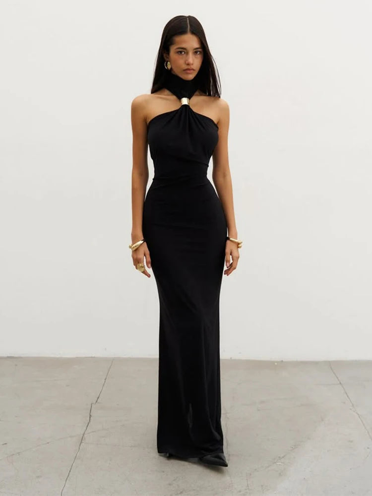 Metal Knots Maxi Dress