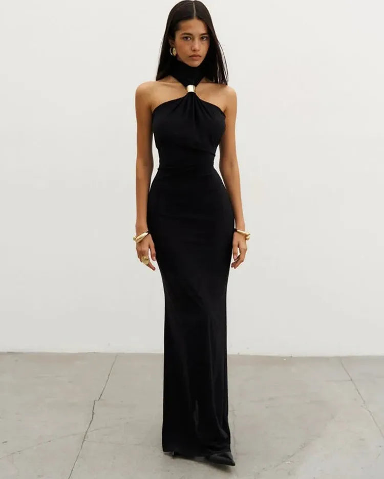 Metal Knots Maxi Dress