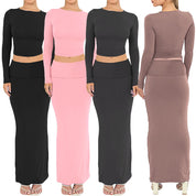 2 Piece Maxi Skirt Set