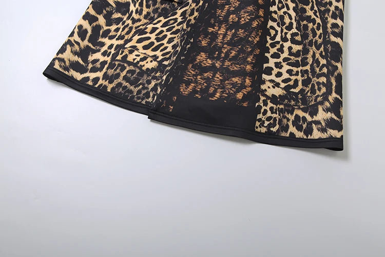 In The Wild Leopard Trench Coat