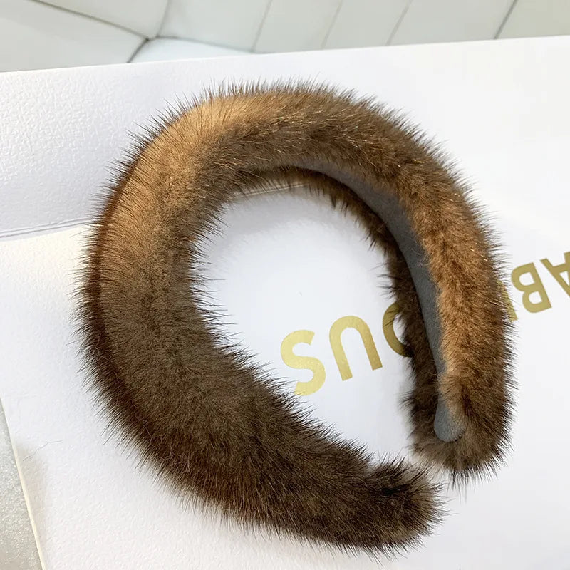 Luxury Mink Fur Headband