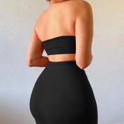 Tube Top Midi Skirt Set