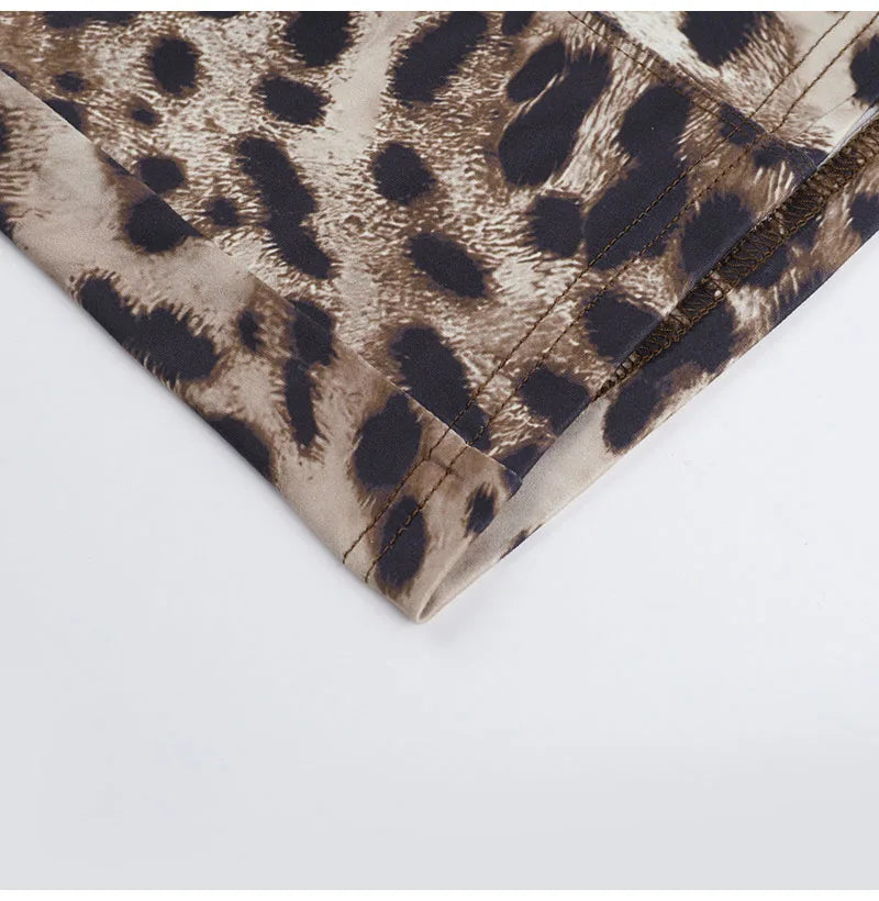 Leopard Print Maxi Dress