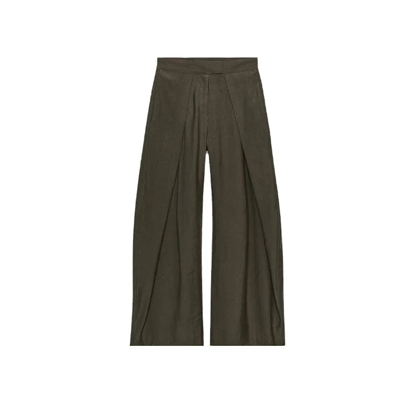 Olive Tailored Trousers