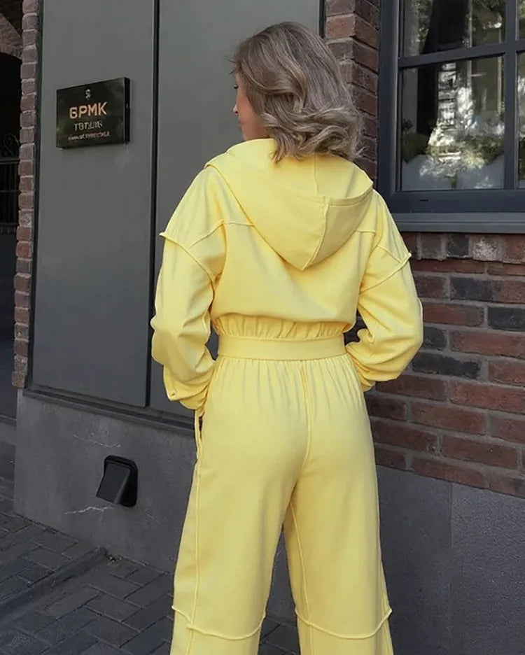 Sporty Tracksuit Set