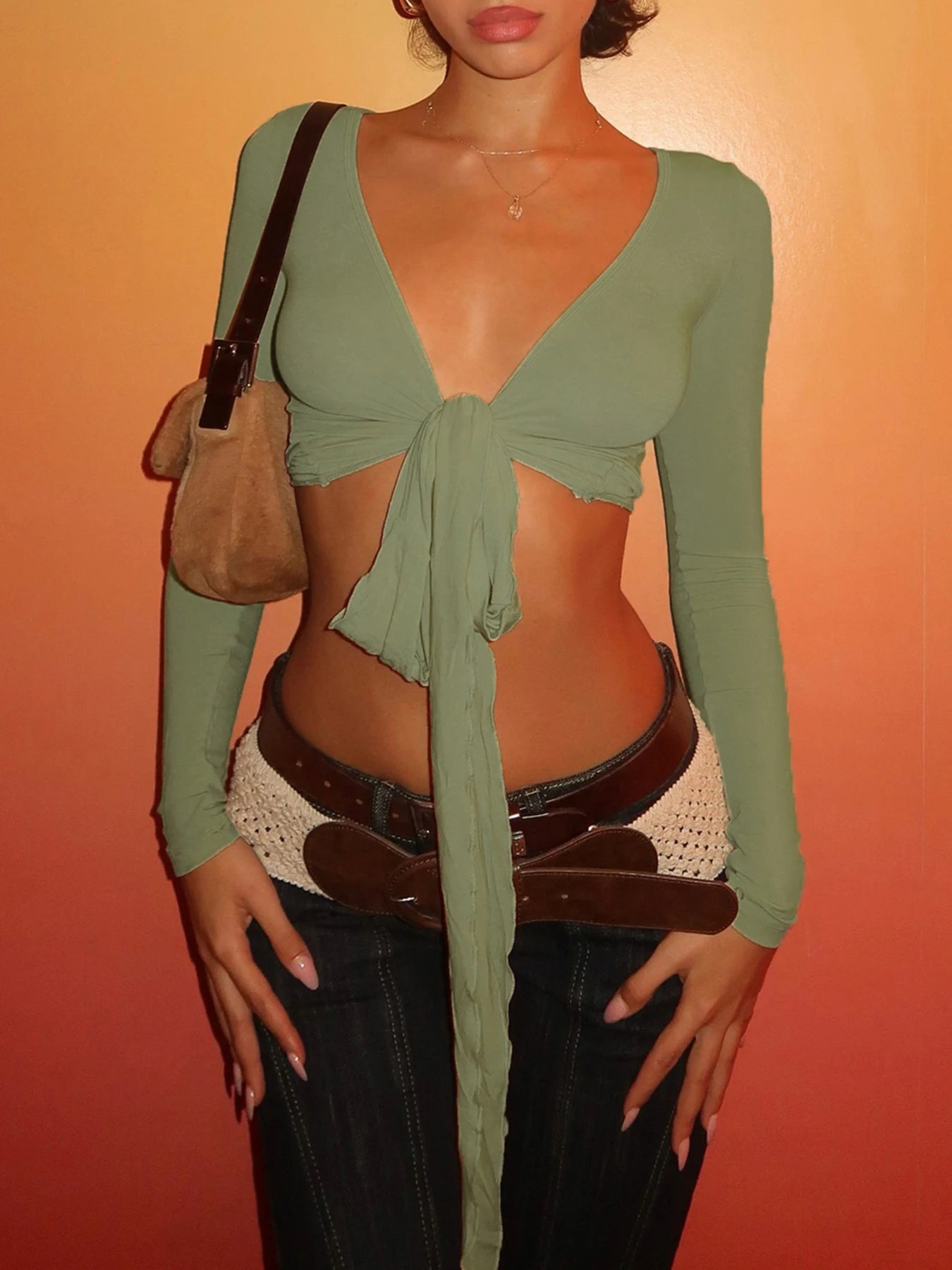 Babydoll Tie Top