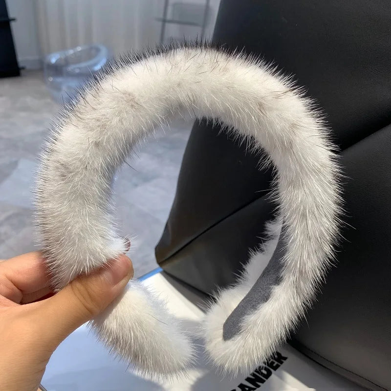 Luxury Mink Fur Headband