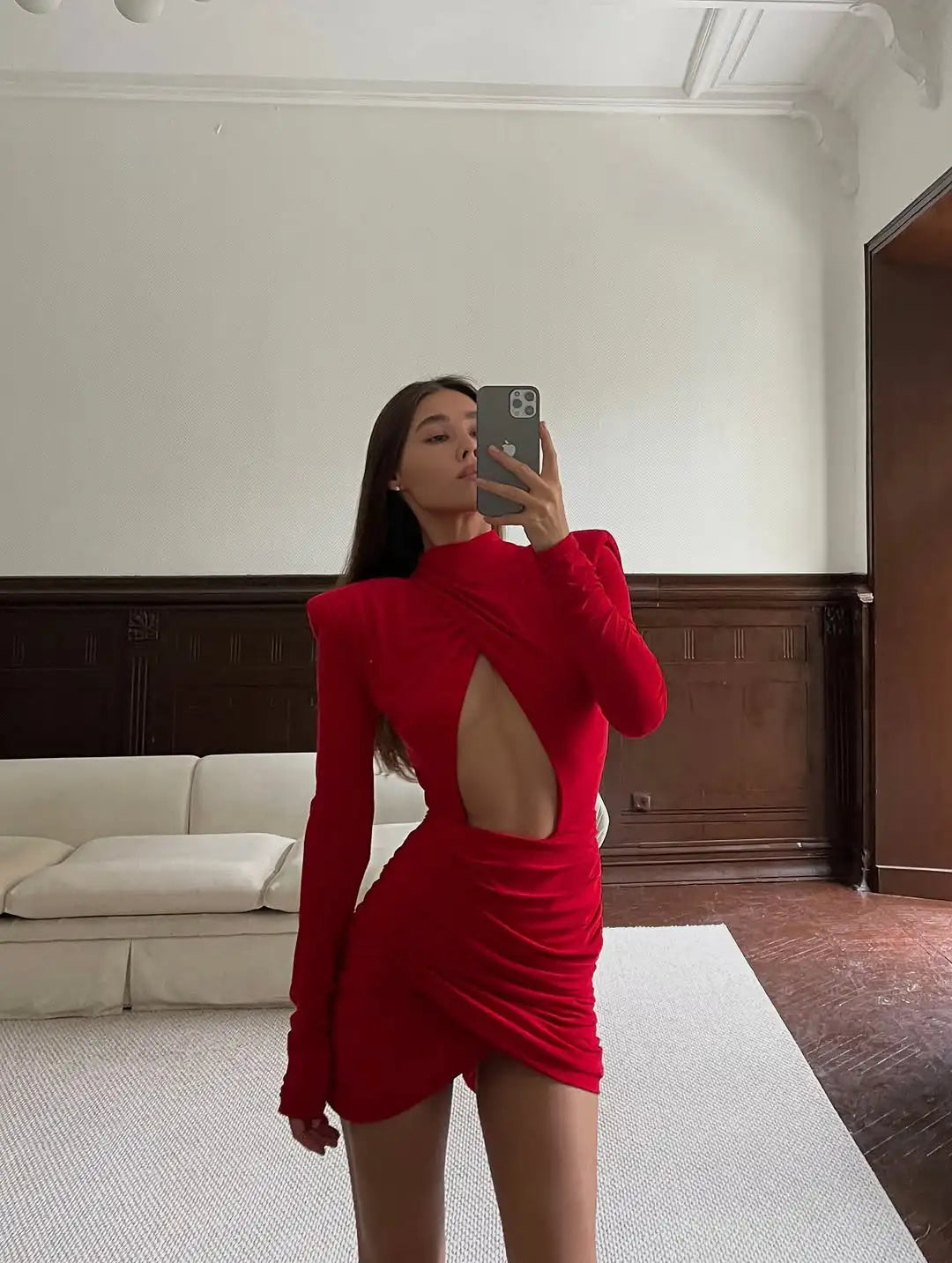 Cut Out Mini Dress