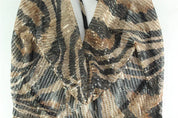 Leopard Deep V Maxi Dress