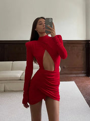 Cut Out Mini Dress