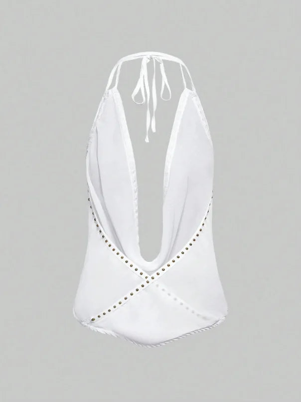 Cow Neck Halter top