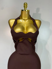 Halter Neck Bandage Dress