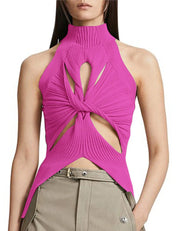 Cut Out Knitted Top
