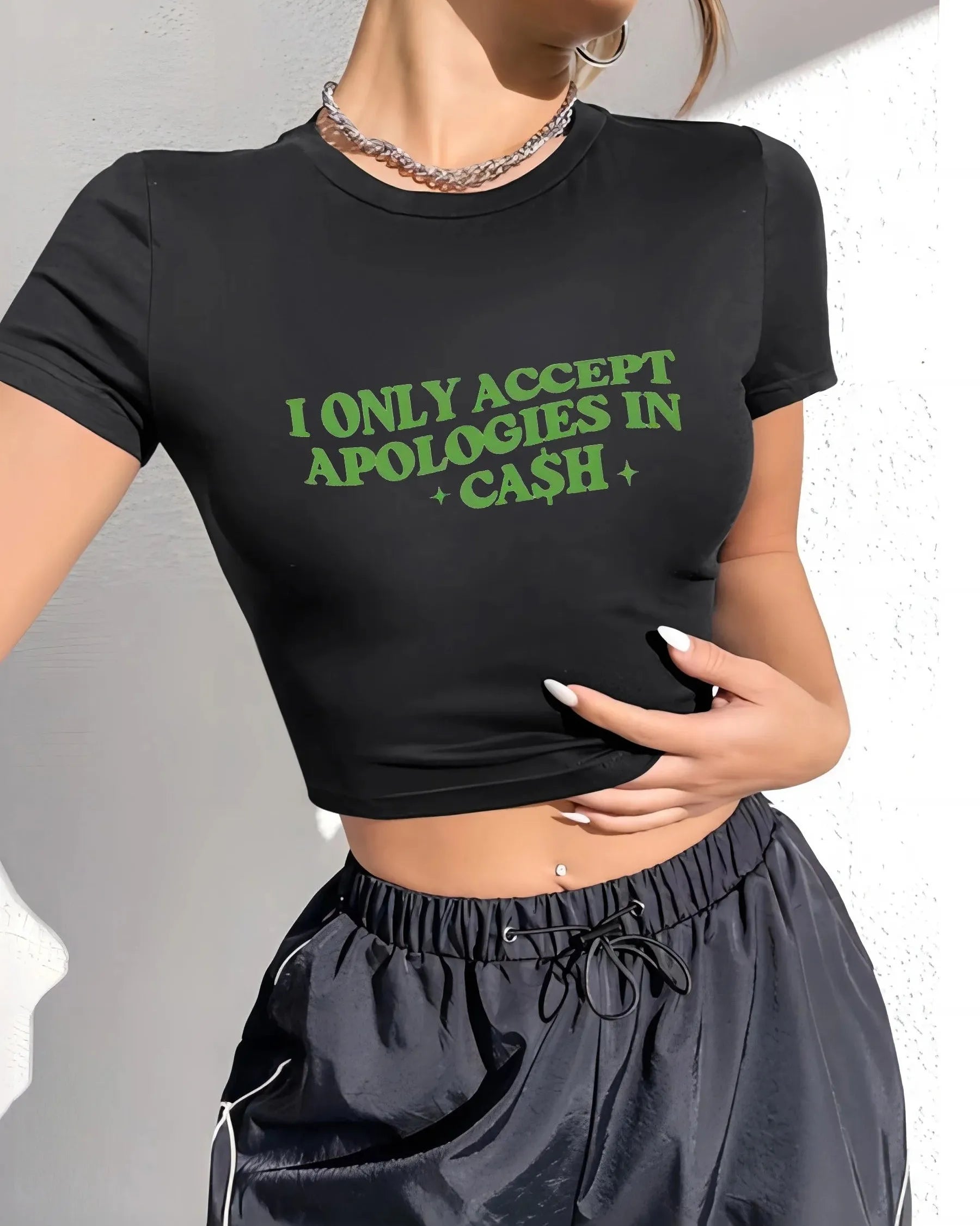 Apologies in Cash Baby Tee