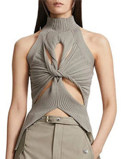 Cut Out Knitted Top