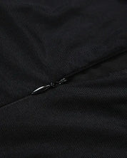 Black Mesh Patchwork Jumpsuit