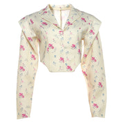 Floral Cropped Jacket