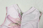 Baby Pink Floral Maxi Dress