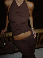Bora Bora 2 Piece Halter Skirt Set