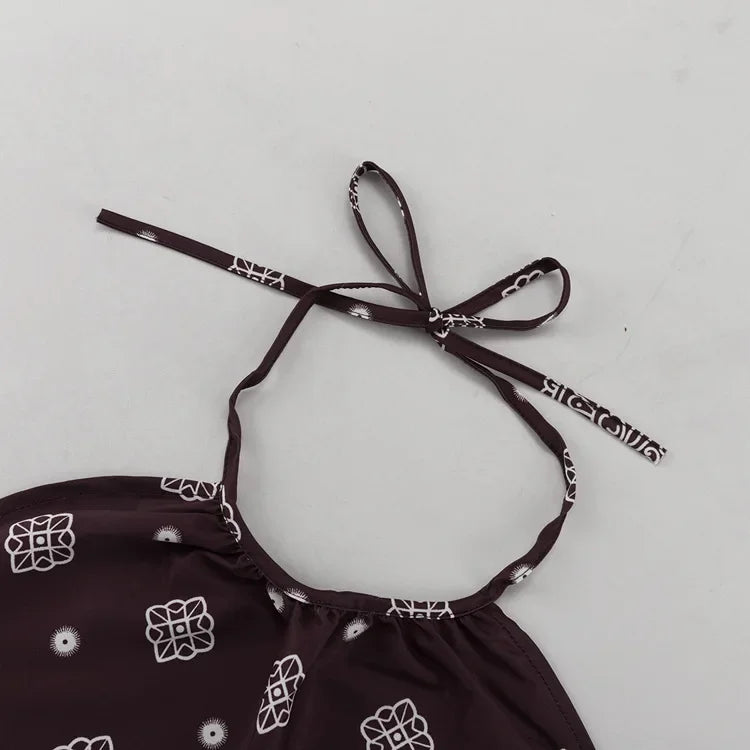 Vintage Bandana Skirt Set