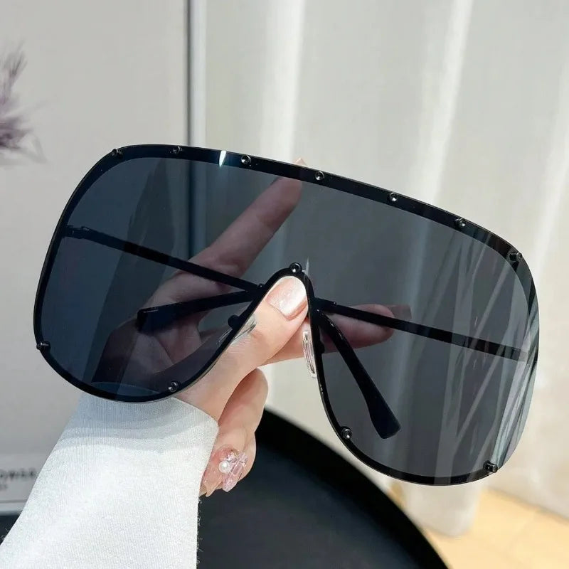 Oversized Shield Sunglasses