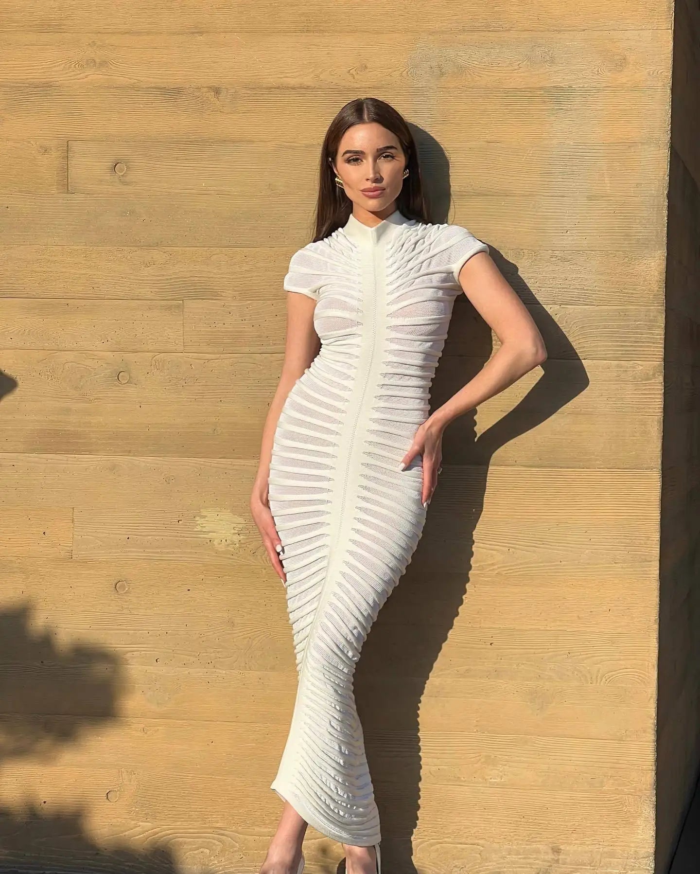 Panel Knit Dress