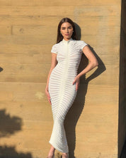 Panel Knit Dress