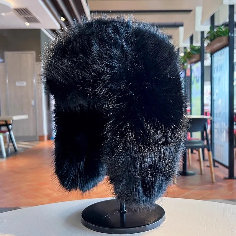 Faux Fur Bomber Hat