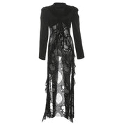 Lace Embroidered Blazer