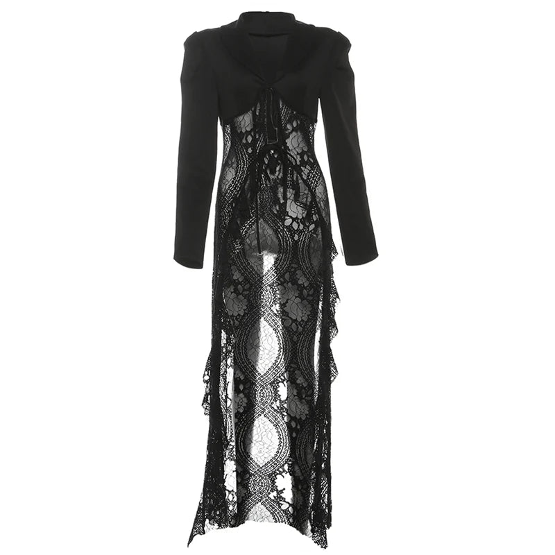 Lace Embroidered Blazer