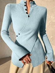 Knitted Wrap Sweater