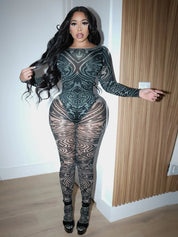 Baroque Mesh 2 Piece Set