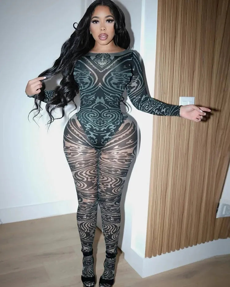 Baroque Mesh 2 Piece Set