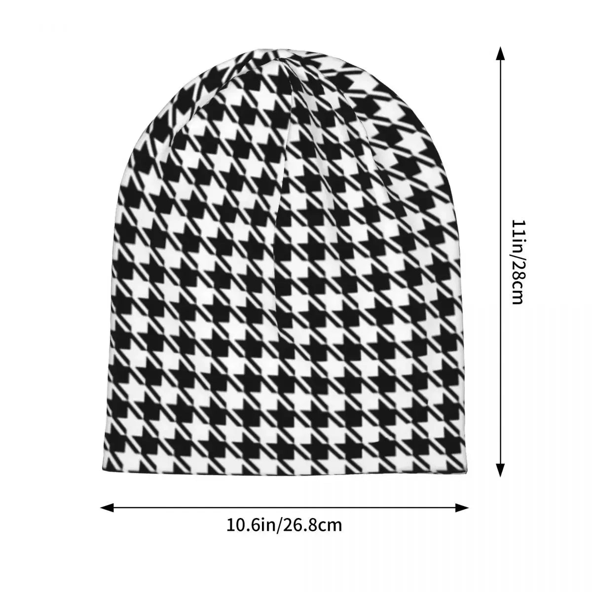 Houndstooth Beanie