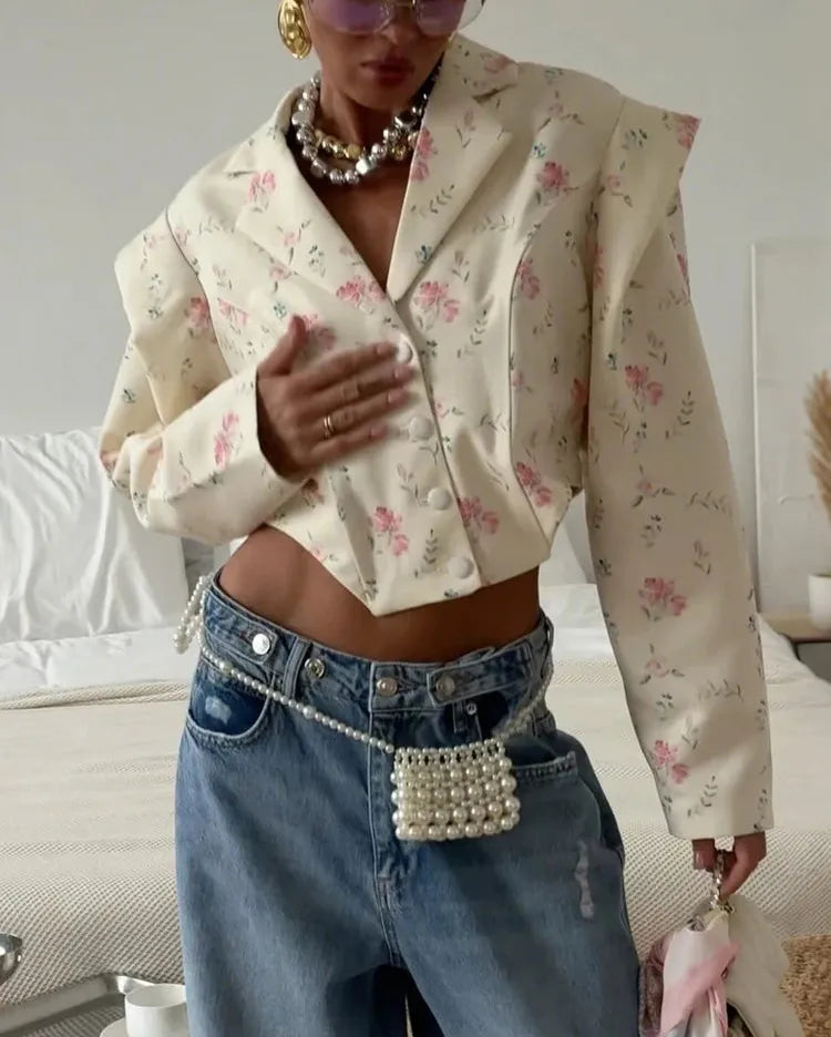 Fleur De Femme Crop Jacket