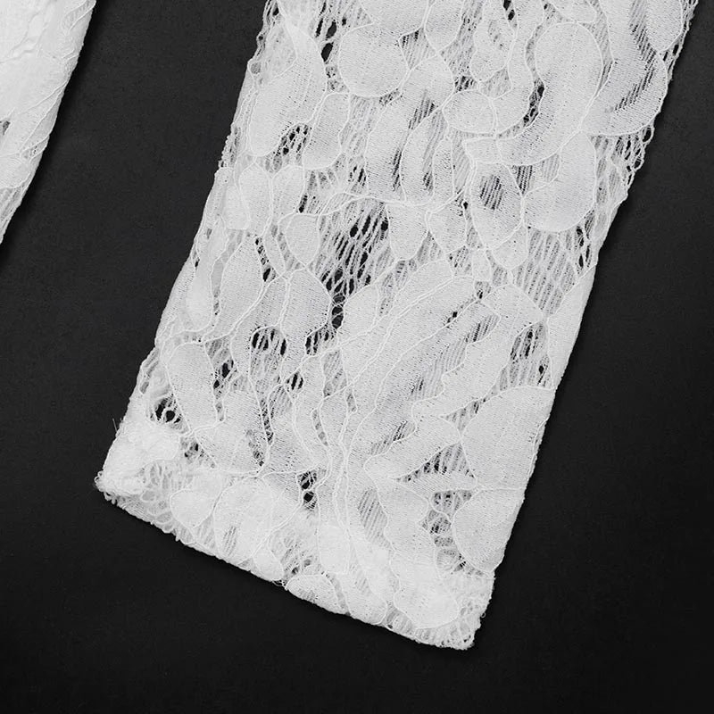 Lace Jacquard Jumpsuit